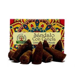 Incienso NAMASTE Conos Sándalo con Canela